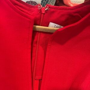 Tobi deep v red dress